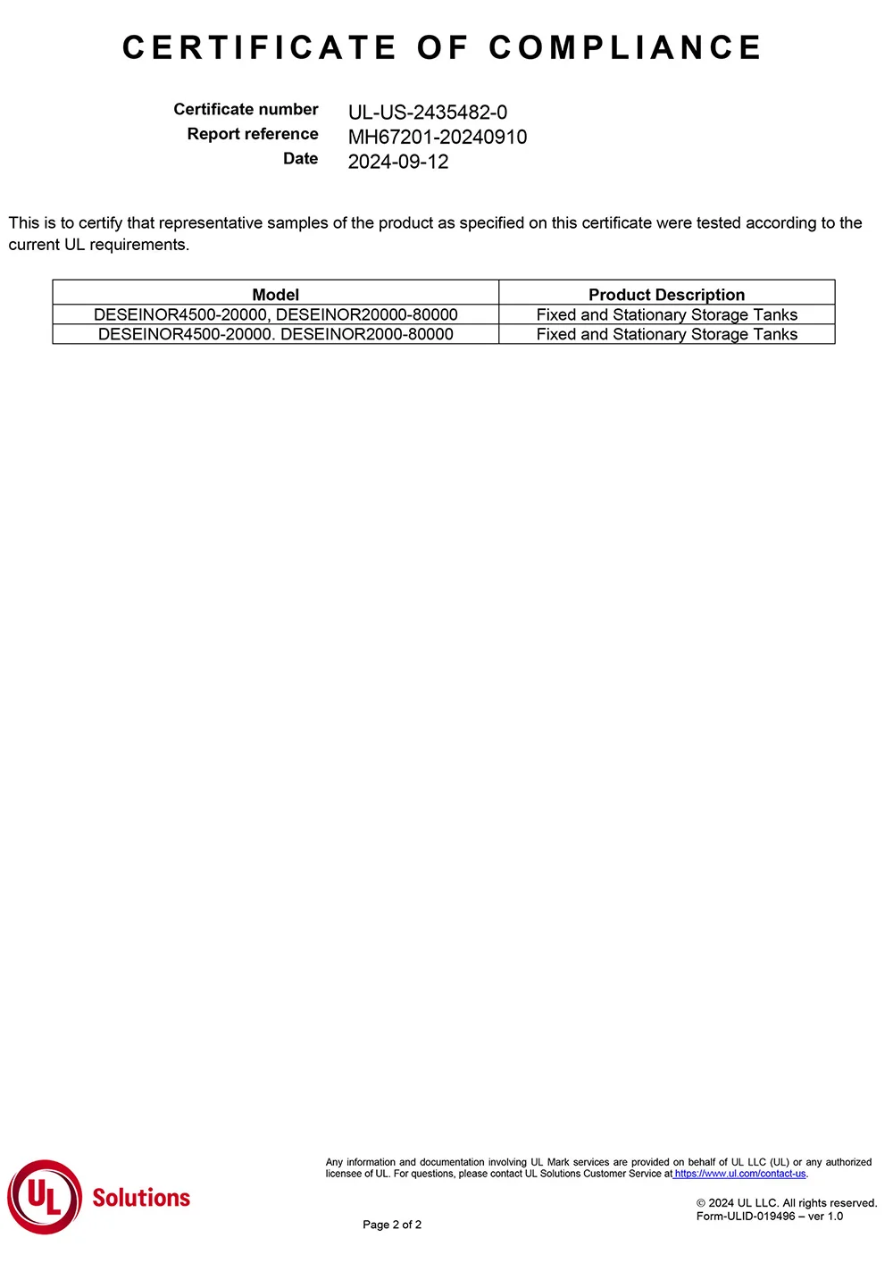 UL Certification 02